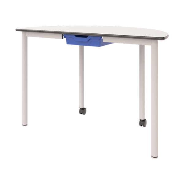 Flexus PU Table - Semi circle Table 120 x 60 cm